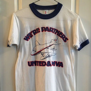 United Airlines & Mississippi Valley Airlines Tee